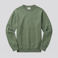 Crewneck Sweatshirt, Moss, front view — CARTOON & CARDOON