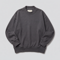 Mock-Neck Sweatshirt, Iron, front view — CARTOON & CARDOON